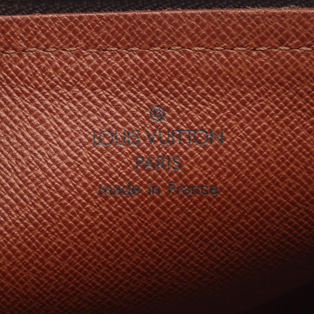 LOUIS VUITTON Brown Monogram Leather Papillon 30 Pouch - Picture 4 of 9